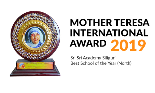 Mother Teresa International Award 2019 — Sri Sri Academy Siliguri, Best School of the Year (North)