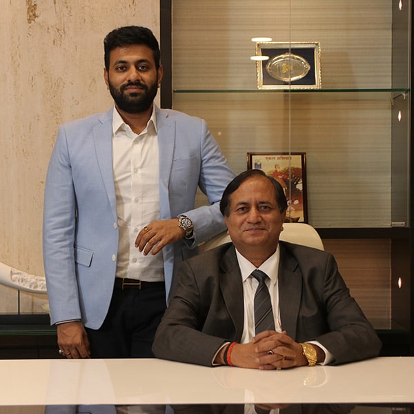 Mr. Saroj Kumar Agarwal, Chairman, with Mr. Raunak Agarwal, MD & CEO, Rausheena Group